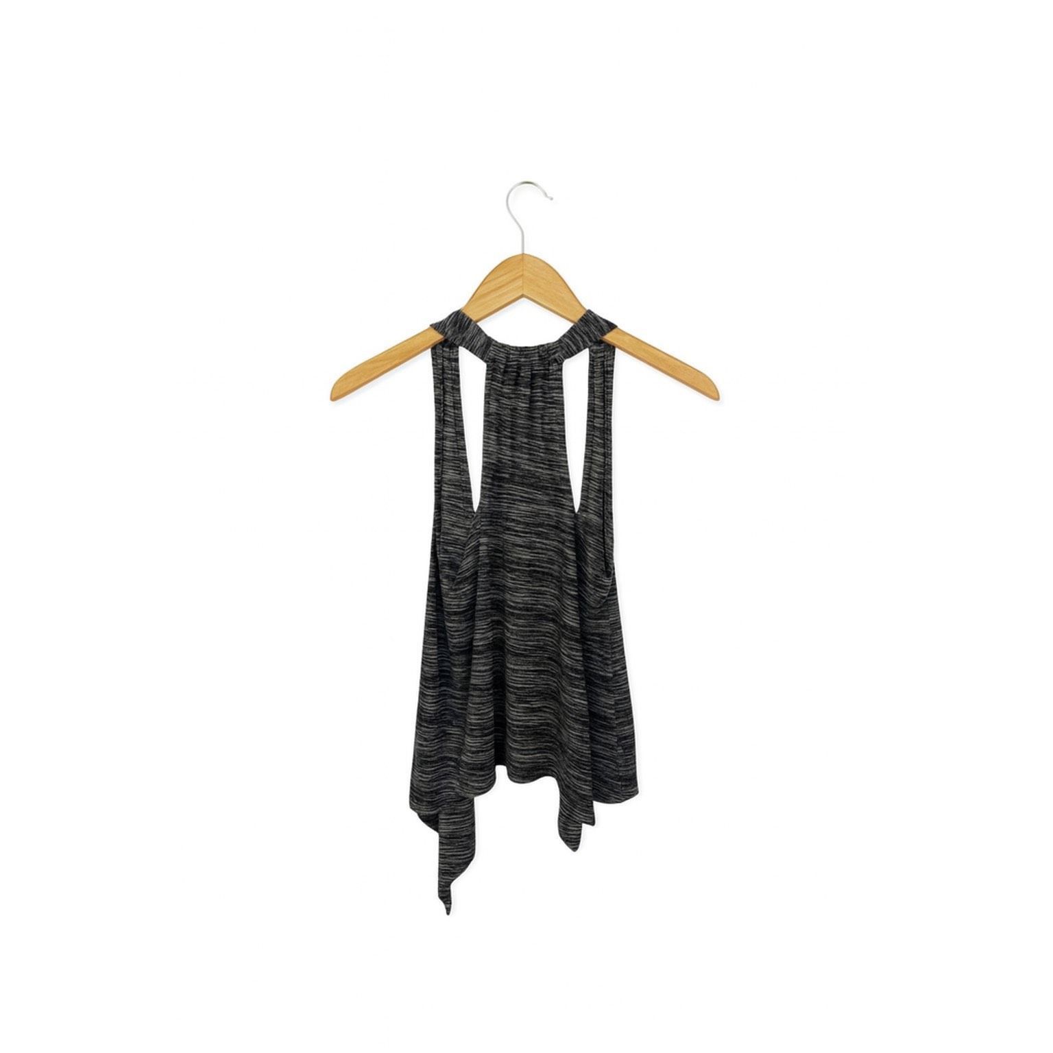 Other Ultra Flirt Women’s Vintage Y2K Gray Open Front Sleeveless V Size S / US 4 / IT 40 - 4 Thumbnail