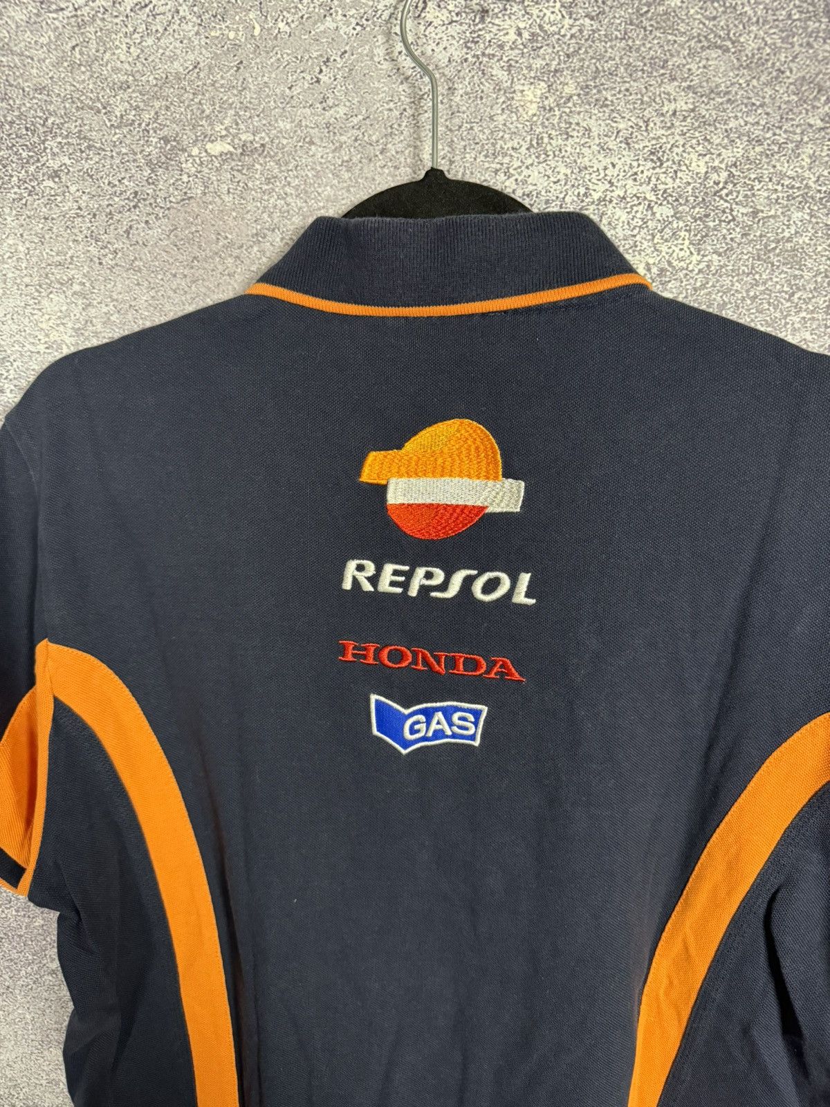 Formula 1 × Honda × Vintage Honda Gas Repsol Racing Team Polos Formula Uno F-1 M sz Size US M / EU 48-50 / 2 - 10 Thumbnail
