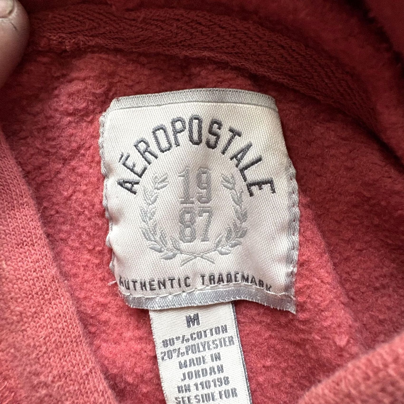 Aeropostale Aeropostale Hoodie Womens Medium Pink Y2K Varsity Athletics Fleece Sweatshirt Size M / US 6-8 / IT 42-44 - 4 Thumbnail