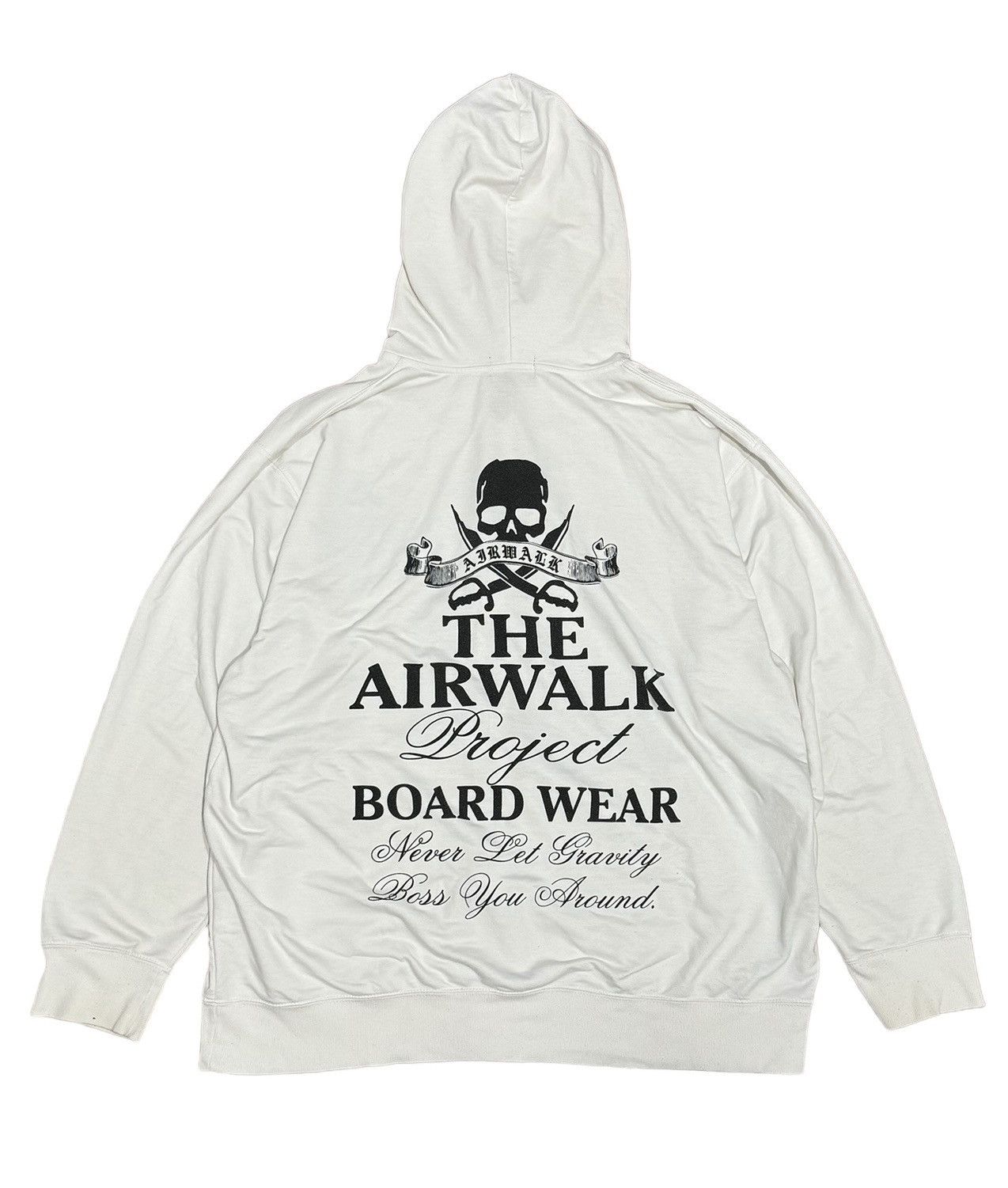 Vintage Vintage Airwalk Skull Hoodie Size US XL / EU 56 / 4 - 1 Thumbnail
