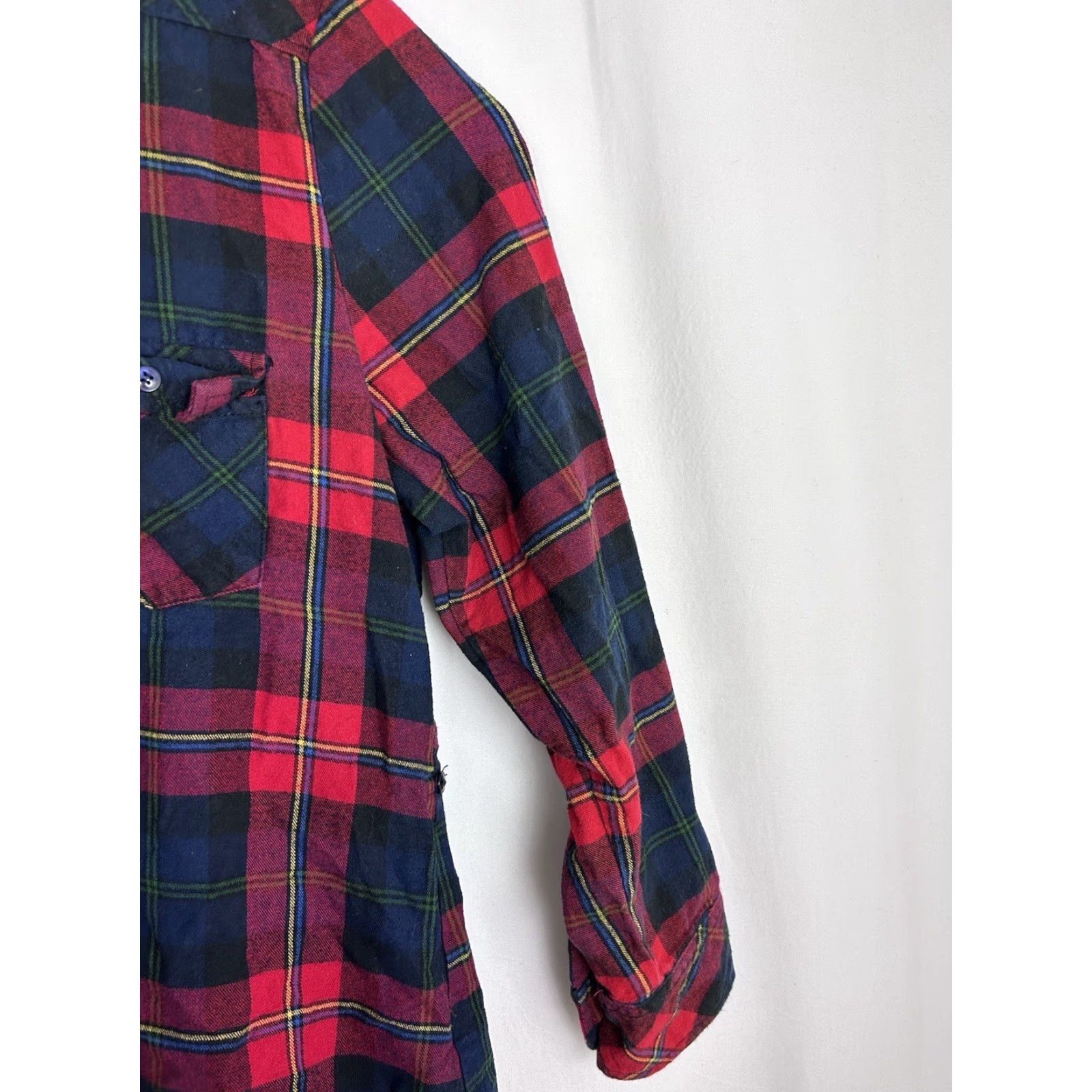 Vintage VINTAGE Matchstick Argus Womens 2XL Red Black Plaid Flannel Button-Up Shirt Casual Outdoor Pockets Womens Size XXL / US 16-18 / IT 52-54 - 4 Thumbnail