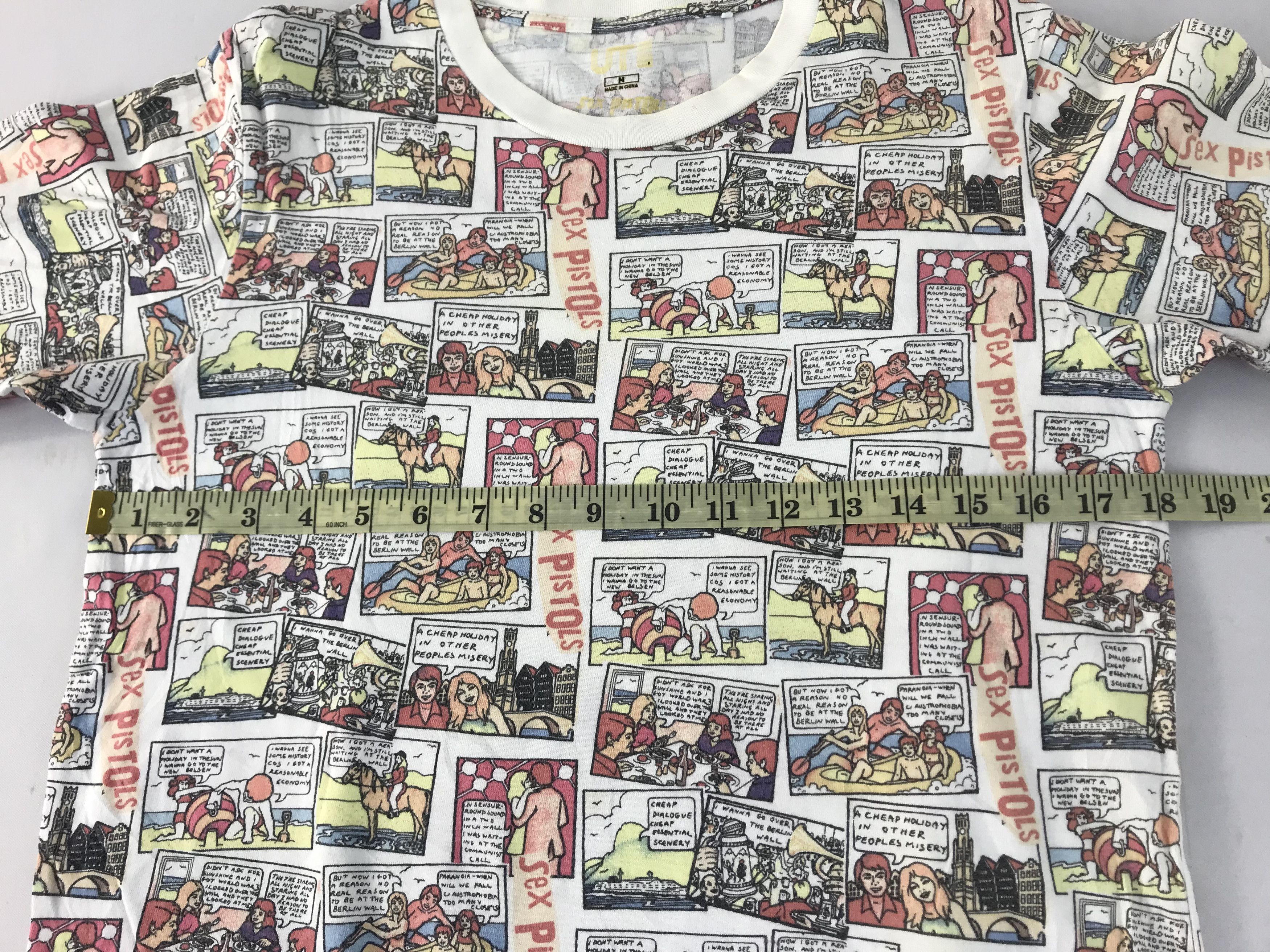 Band Tees Sex Pistols Resinduals Comic Strip Over Printed Tee T-shirt Size M / US 6-8 / IT 42-44 - 7 Thumbnail
