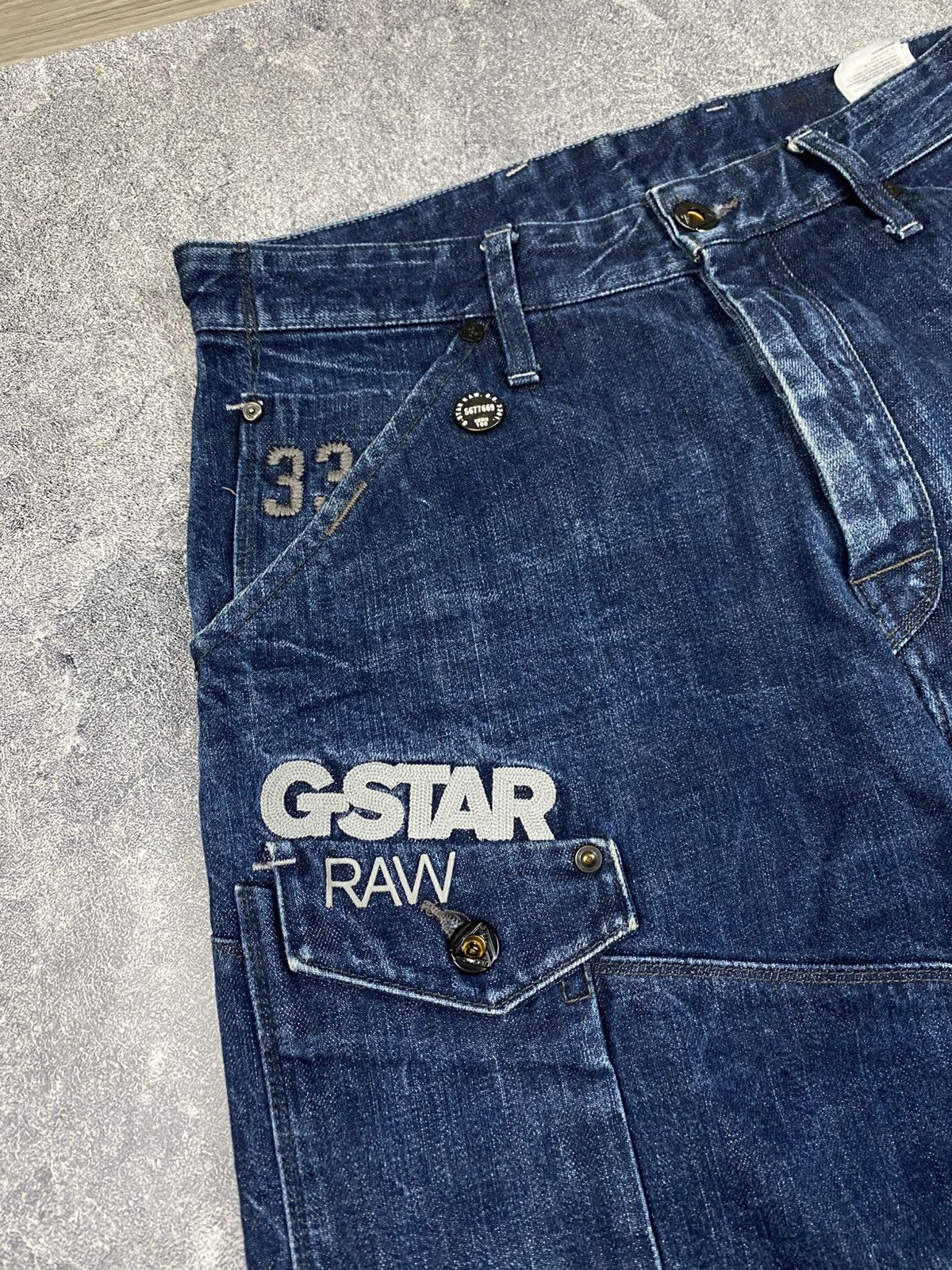 G-Star × Japanese Brand × Vintage Vintage G-Star Raw 96 Elwood Japanese Pants Size US 32 / EU 48 - 6 Thumbnail