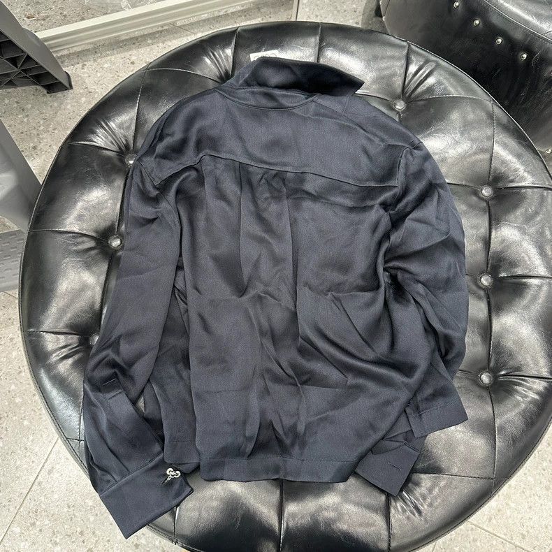 Loewe LOEWE A loose single-breasted long-sleeved shirt in pure C Size XXS / US 00 / IT 34 - 6 Thumbnail
