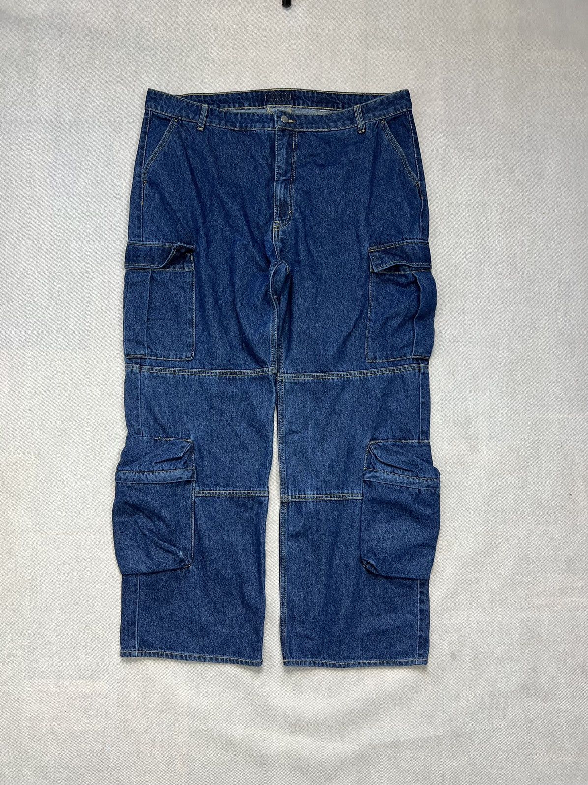 Japanese Brand × Vintage Cargo Baggy Pants vintage y2k jeans japan Size US 32 / EU 48 - 2 Thumbnail