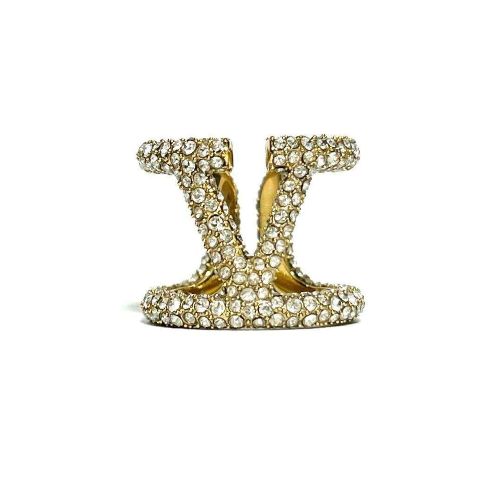 Valentino Valentino GARAVANI Women's V Logo Signature Ring Size ONE SIZE - 1 Thumbnail