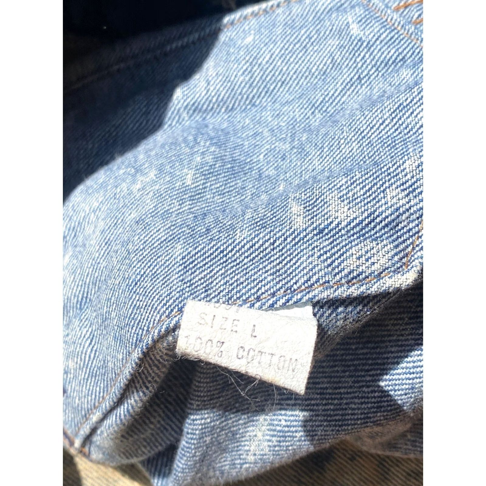 Denime VINTAGE Lyle Lovett Tour 1988 Denim Jacket Large USA Denim Jacket/Coat Size US L / EU 52-54 / 3 - 4 Thumbnail