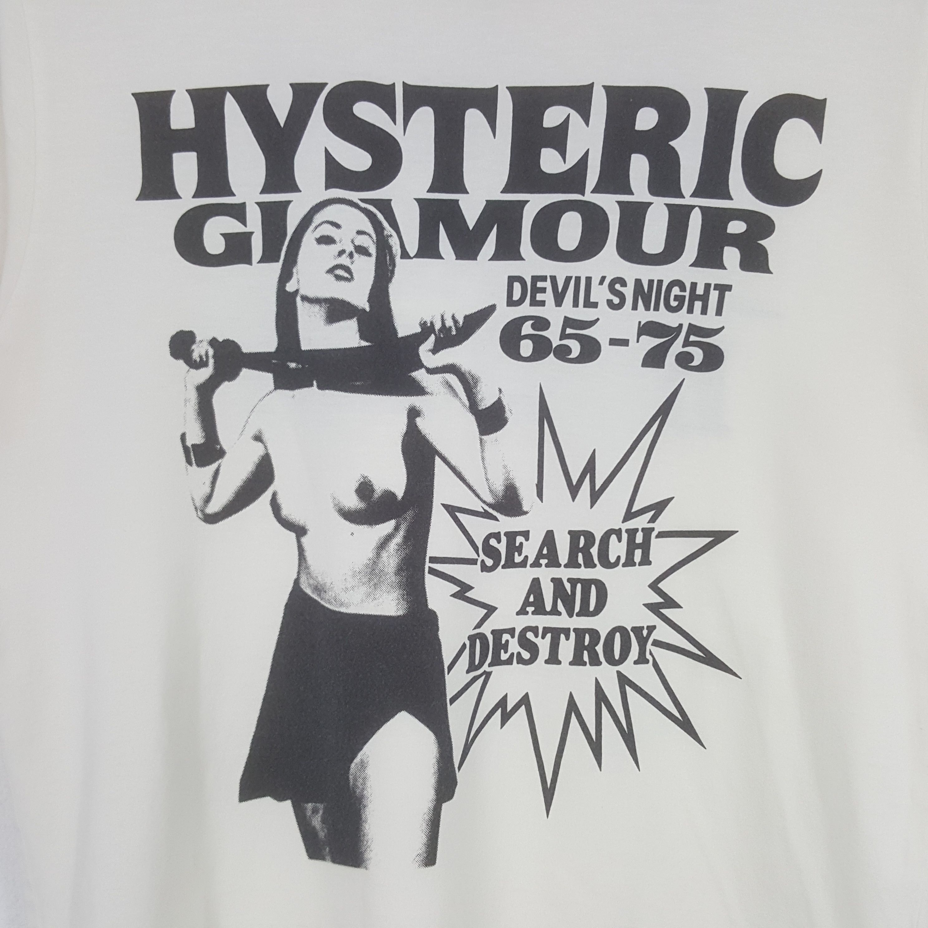 Hysteric Glamour Vintage Hysteric Glamour Japanese Brand Naked Tshirt Size US S / EU 44-46 / 1 - 2 Thumbnail