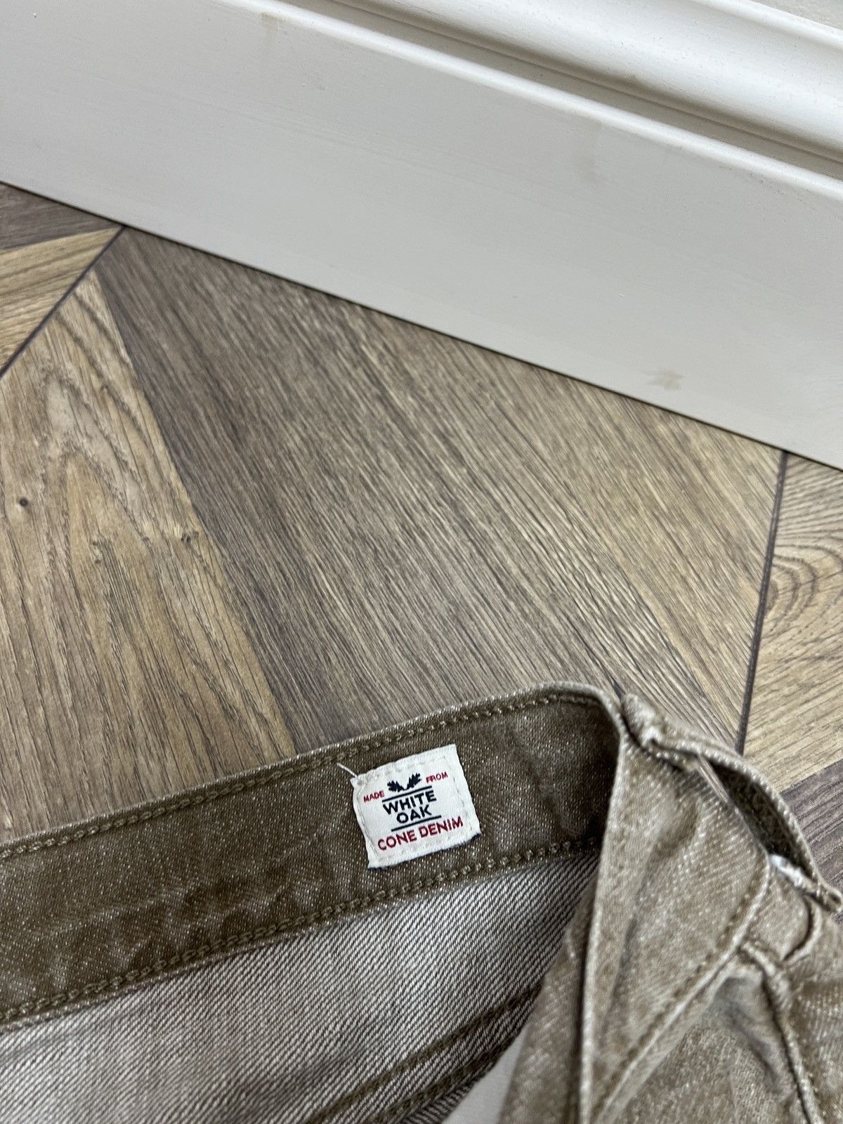 Levi's × Vintage Levis 501 Camel Brown Denim Jeans White Oak Cone Size US 36 / EU 52 - 7 Thumbnail