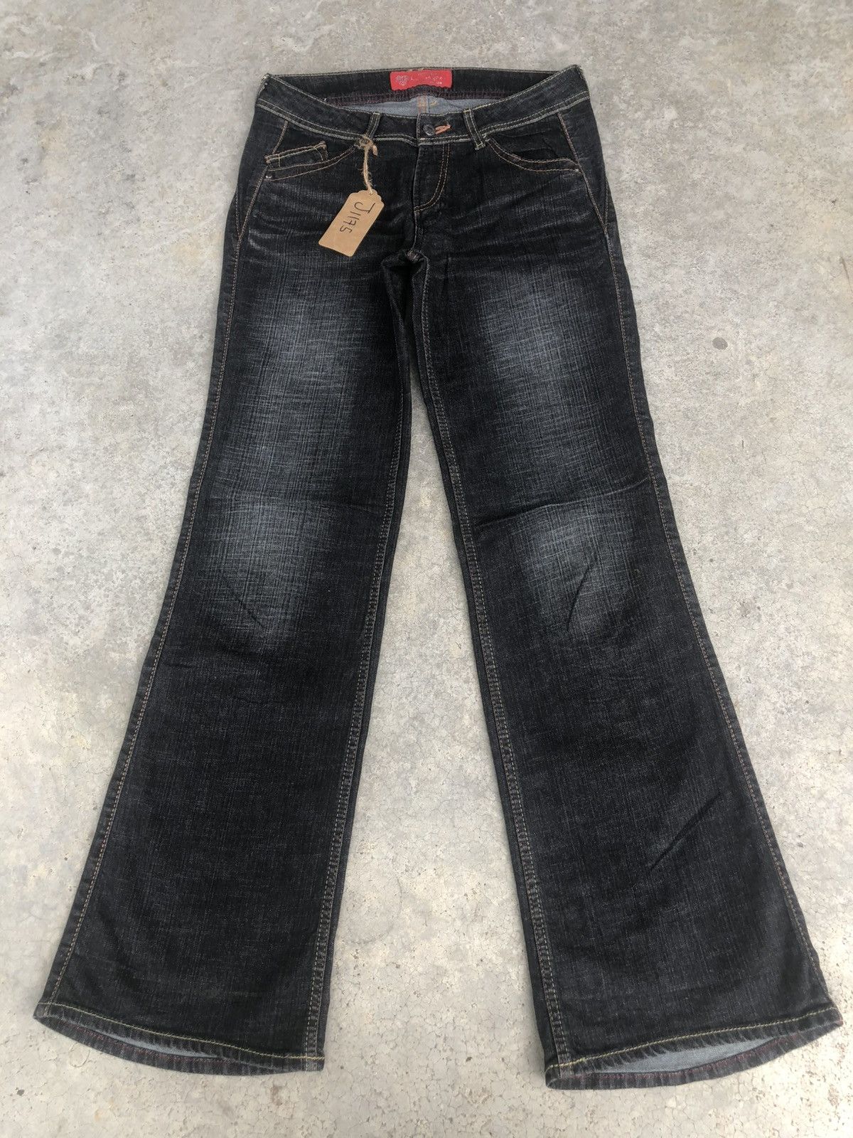 If Six Was Nine Japanese Bobson Flared Jeans Distressed Size US 29 - 1 Thumbnail