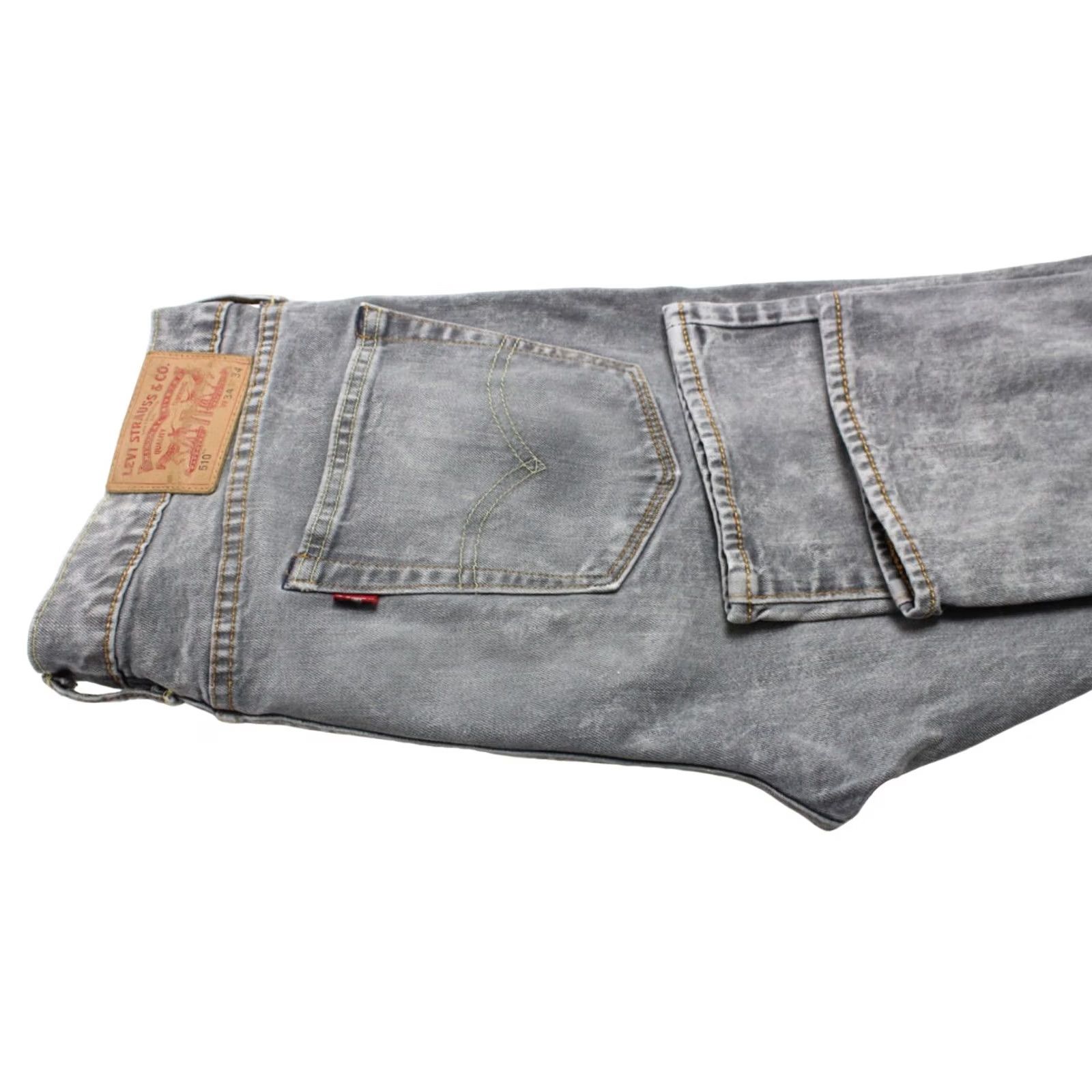 Levi's LEVI'S 510 Jeans Men's W34/L34 Skinny Fit Fade Denim Zip Grey Size US 34 / EU 50 - 5 Thumbnail