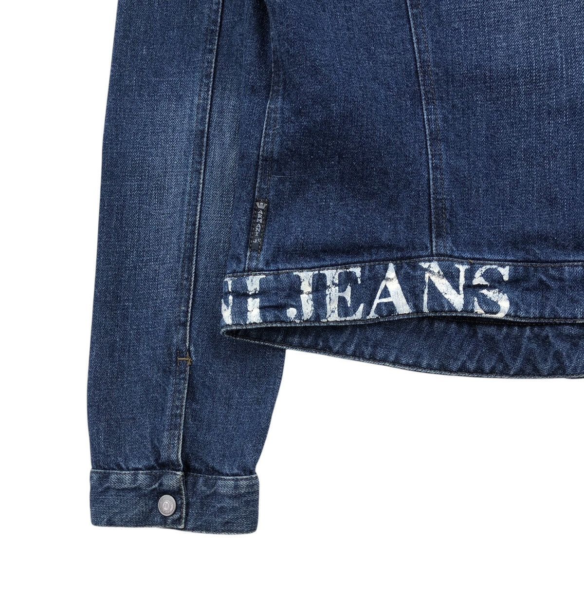 Armani Armani Jeans INDIGO Denim Snap Button JACKET Size M / US 6-8 / IT 42-44 - 5 Thumbnail