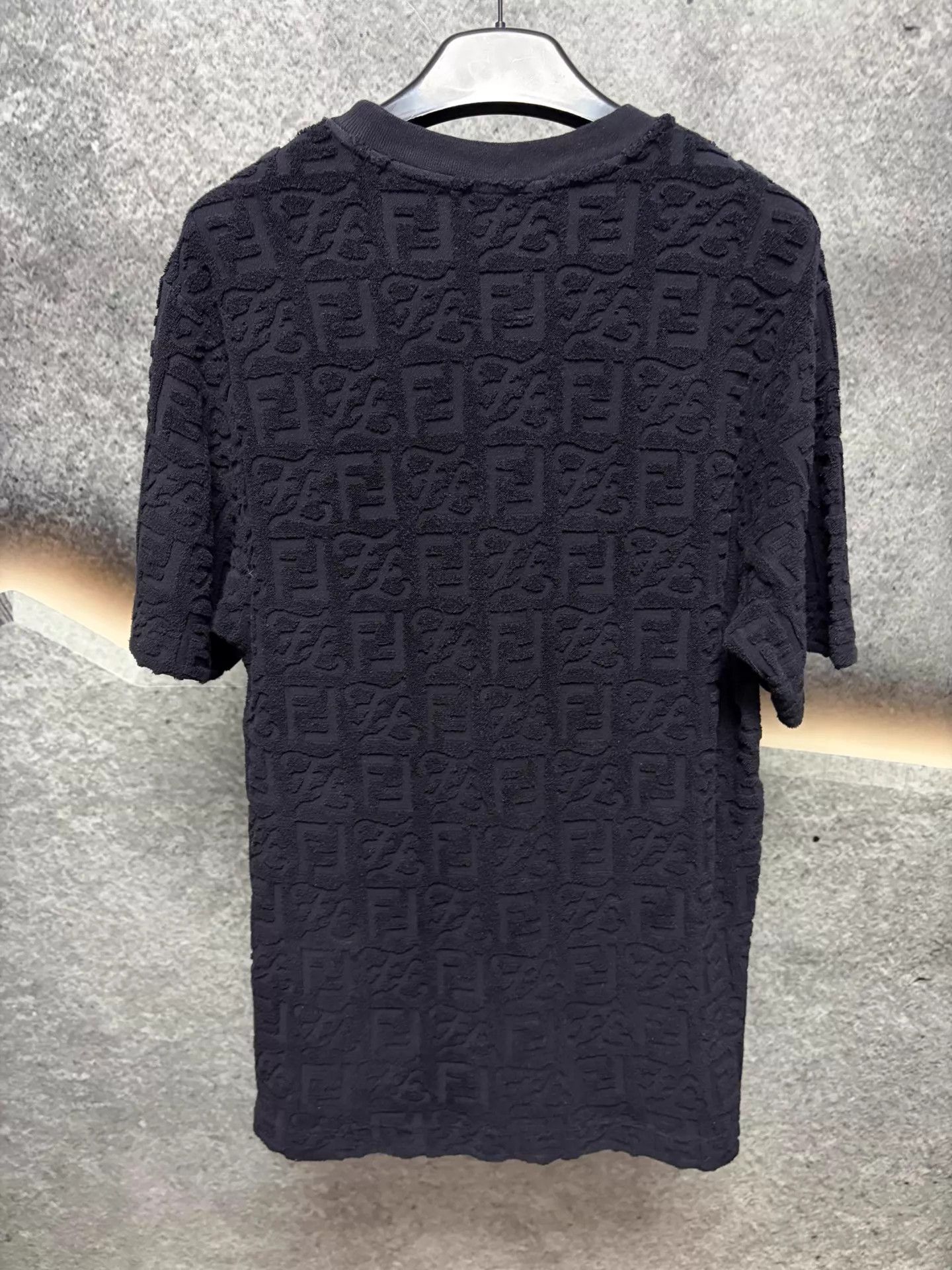 Fendi FENDI all over print terry cloth short sleeve M black Size US M / EU 48-50 / 2 - 2 Thumbnail