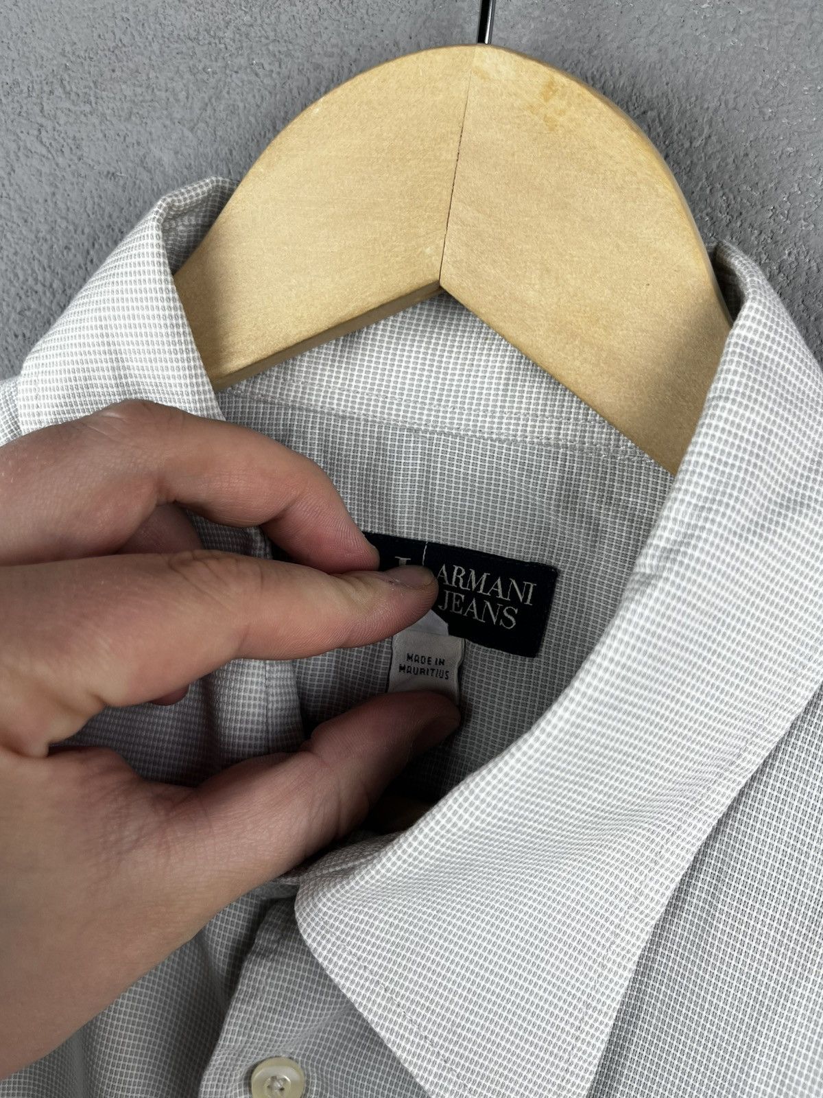 Armani Armani shirt vintage Size US XXL / EU 58 / 5 - 6 Thumbnail