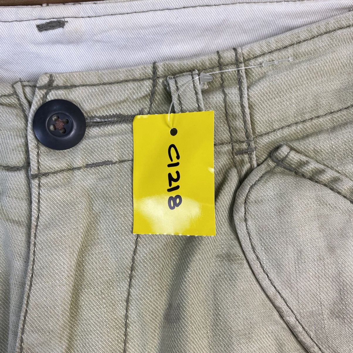 Japanese Brand DL Surplus White Cargo Multipocket Pants #C1218 Size US 29 - 13 Thumbnail