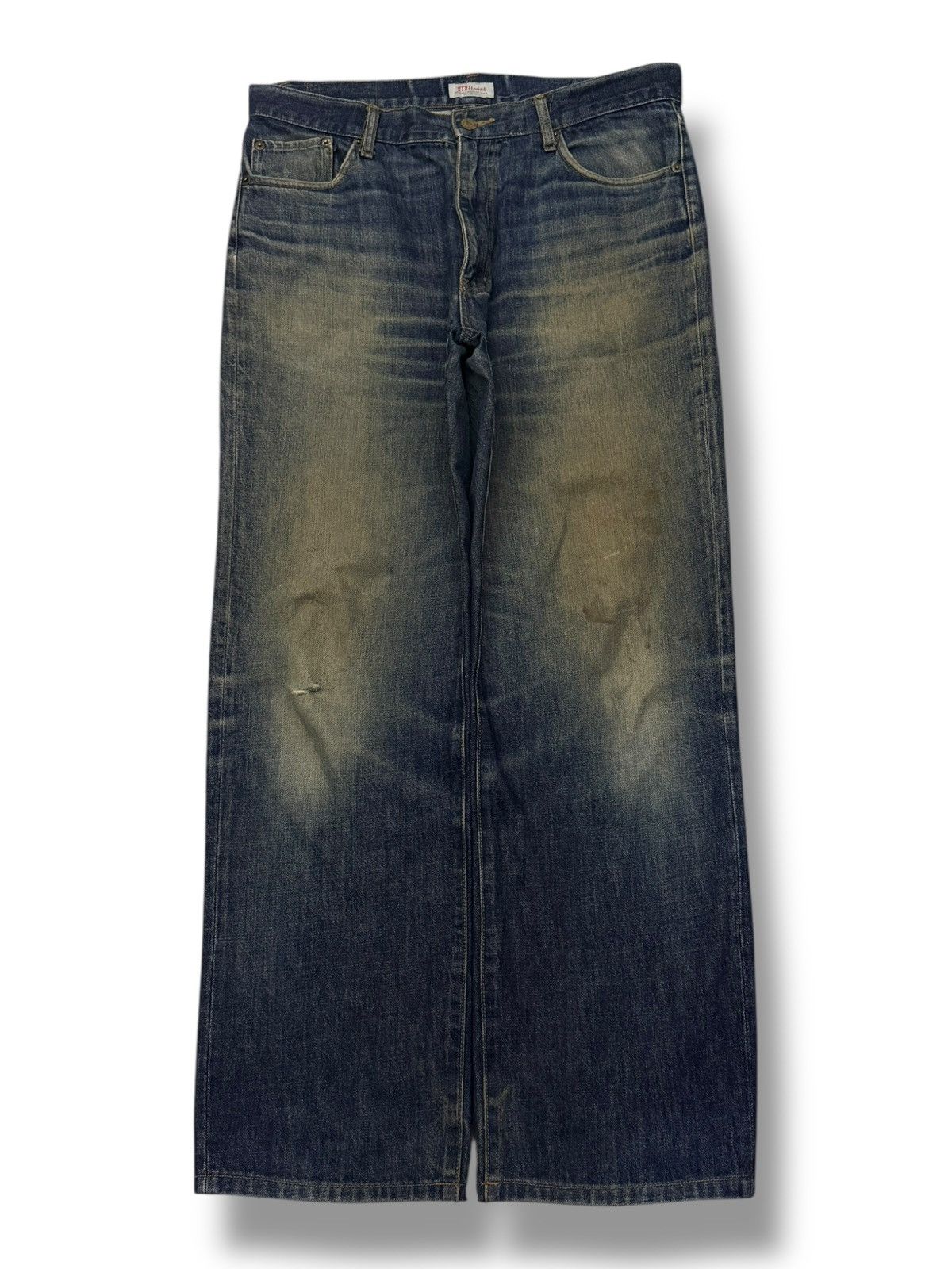 Hanes Vintage Hanes Jeans Made in USA 90s | Vintage Faded | W35 Size US 35 - 2 Thumbnail