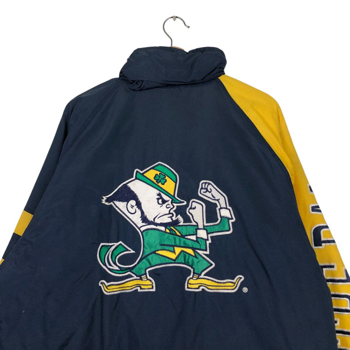 Japanese Brand 🔥VINTAGE BOMBER JACKET NOTRE DAME FIGHTING IRISH BIG LOGO Size US L / EU 52-54 / 3 - 11 Thumbnail