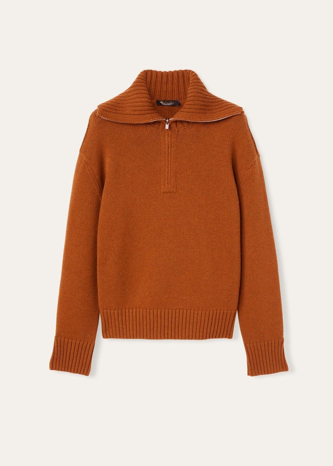 Loro Piana o1w1db10825 FAN3805 Parksville Pullover in Orange Size XS / US 0-2 / IT 36-38 - 1 Thumbnail