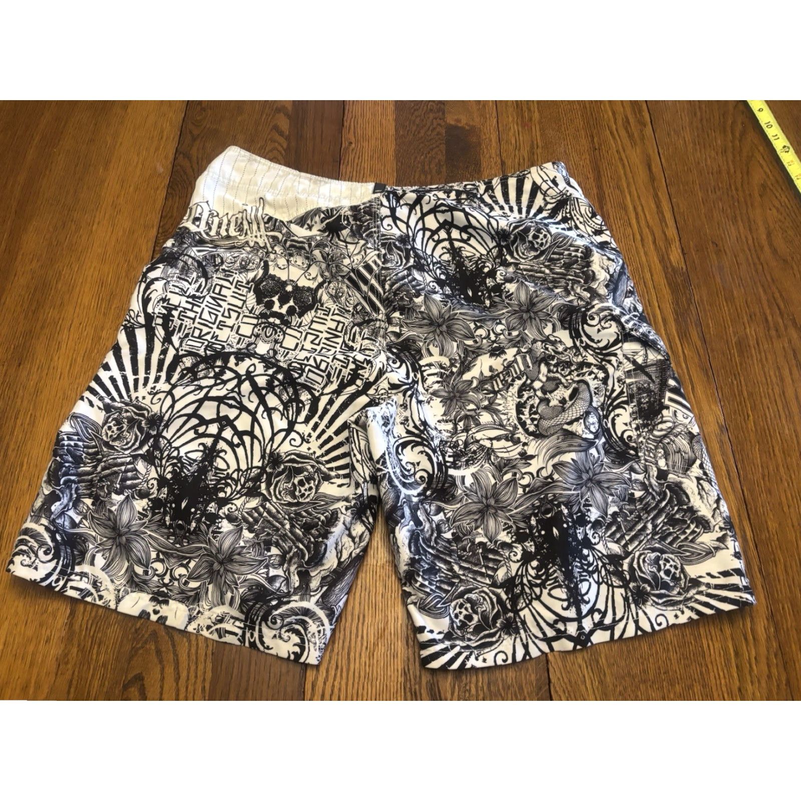 O'Neill VINTAGE O'Neill Board Shorts Men 36 Surf Trunks Swim Y2K AOP Skater Baggy B2 Size US 36 / EU 52 - 4 Thumbnail