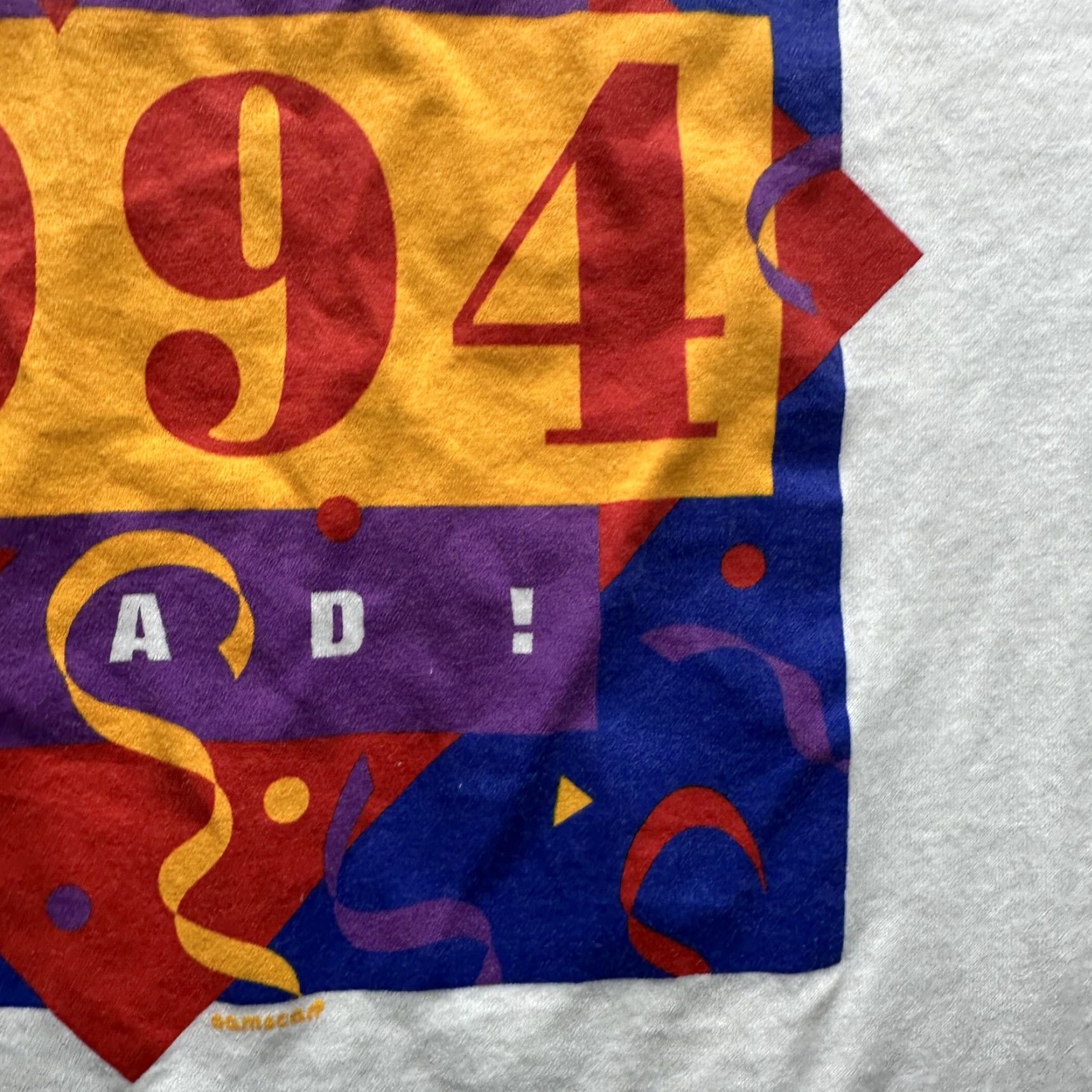 Fruit Of The Loom VINTAGE Class Of 1994 Grad Shirt Mens XL White Graphic Fruit Loom USA 90s SS Size US XL / EU 56 / 4 - 6 Thumbnail