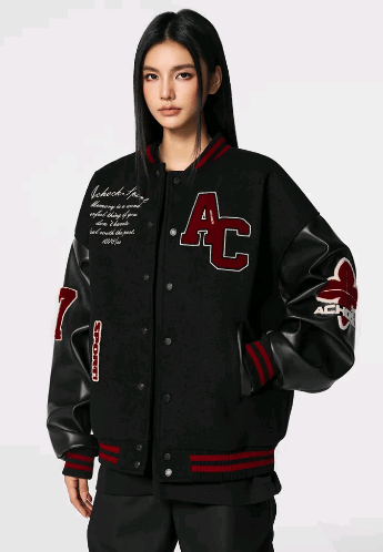 Other Achock Retro Patchwork Leather Logo Bomber Size US XXL / EU 58 / 5 - 3 Thumbnail