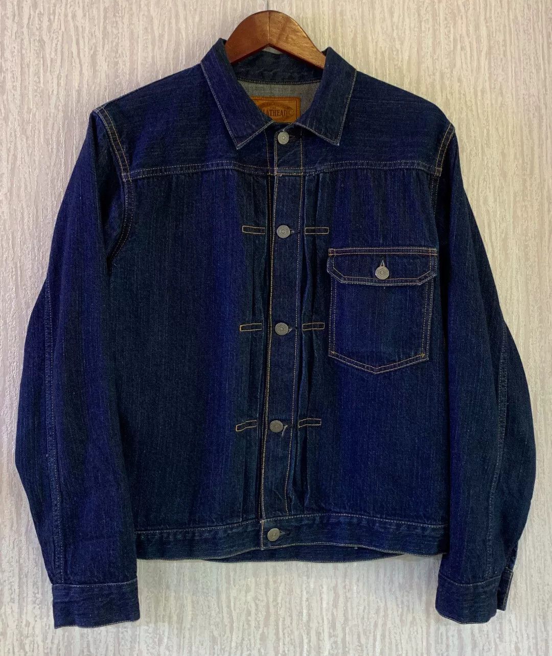 Japanese Brand Vintage Japanese Denim Jacket Lot6001W Size US XXS / EU 40 - 1 Thumbnail