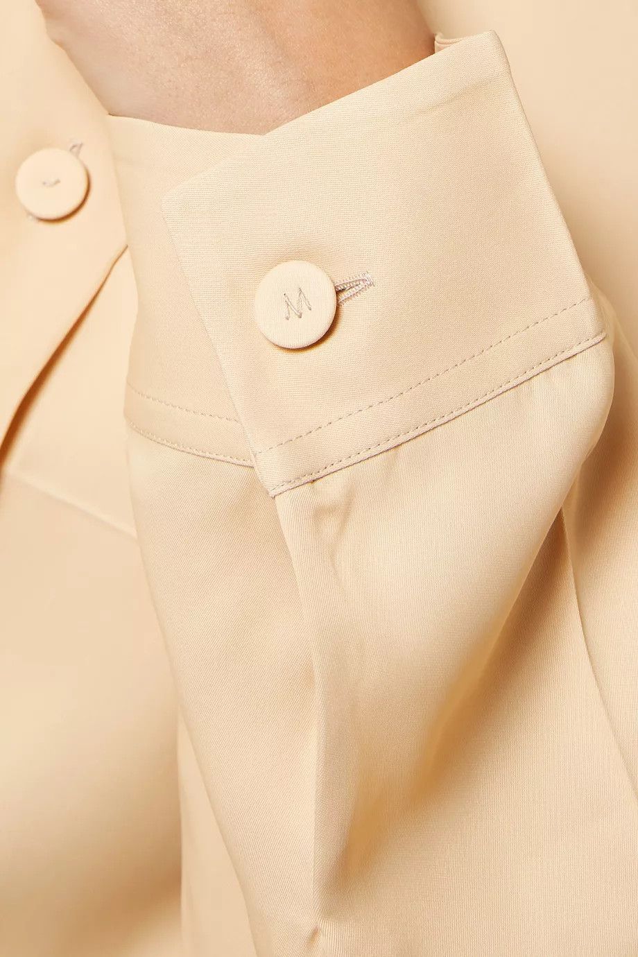 Jil Sander o1y1025 Solid Color Shirt in Sand Size S / US 4 / IT 40 - 4 Thumbnail