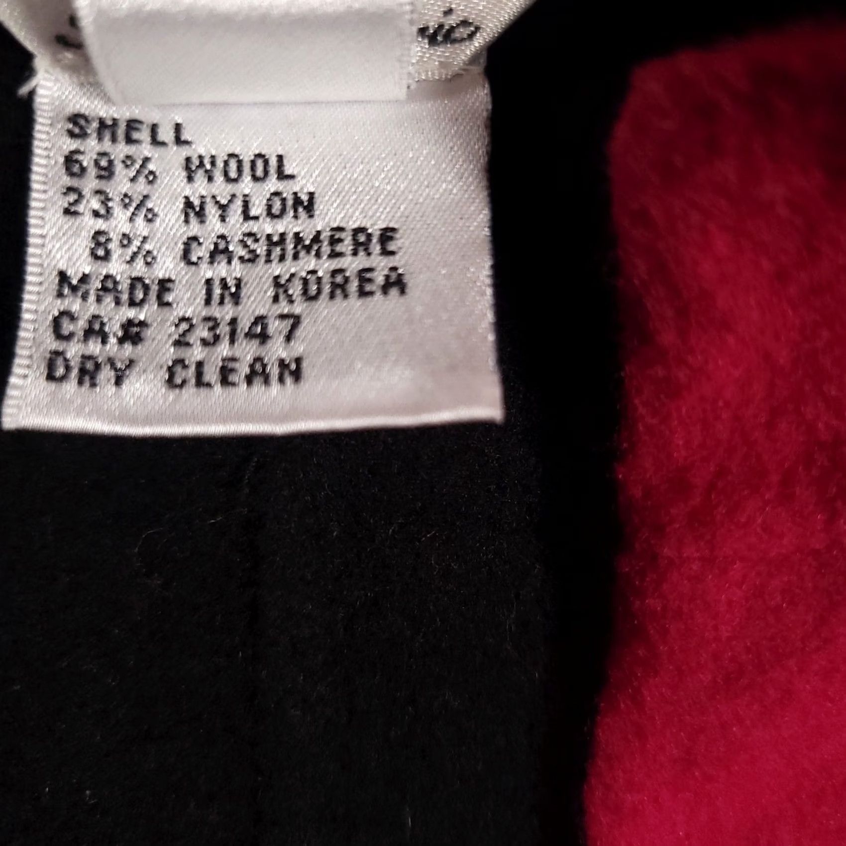 Talbots VINTAGE Talbots Jacket Womens 8 Pink Wool Cashmere Blend Petite Italian Fabric Coat Size M / US 6-8 / IT 42-44 - 7 Thumbnail