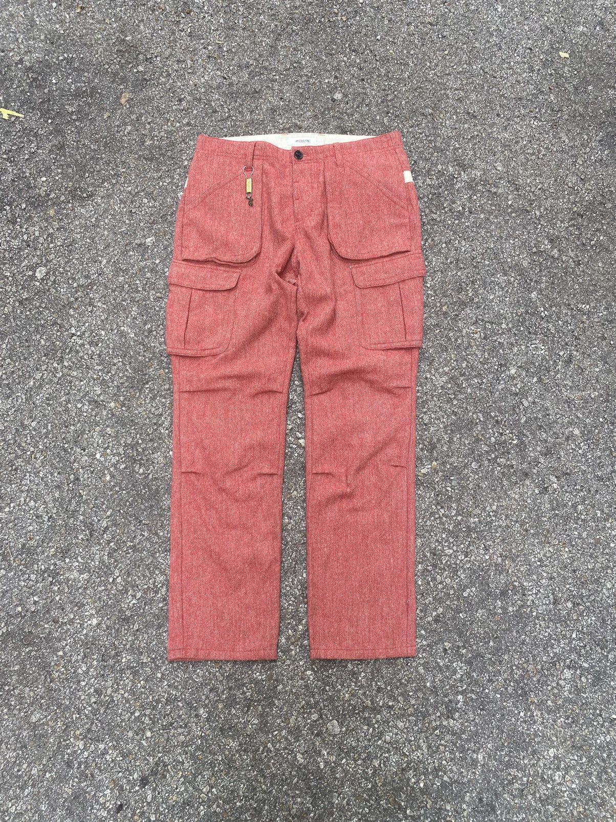 Le Grande Bleu (L.G.B.) Morgan Homme Cargo Tweeted Wool Pants Size US 31 - 1 Thumbnail