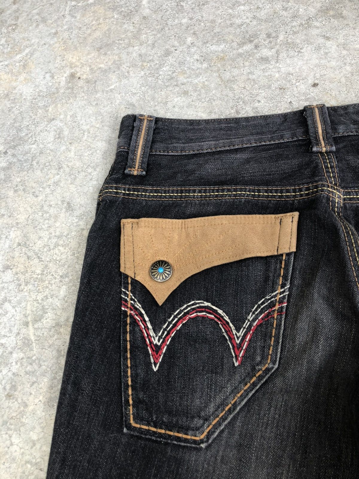 If Six Was Nine Japanese Edwin Flared Jeans Distressed Jeans Size US 32 / EU 48 - 16 Thumbnail