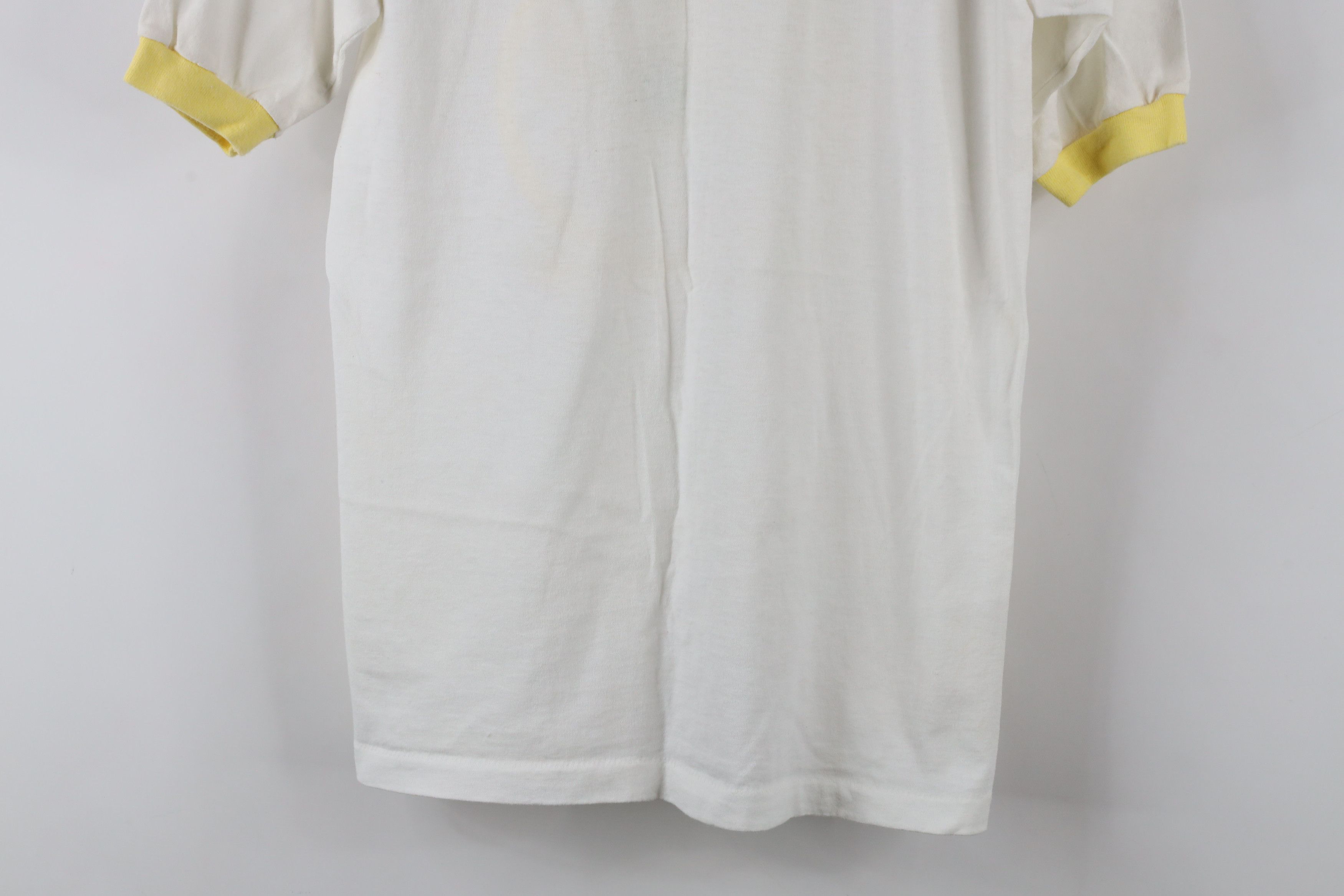 Vintage Vintage 70s 80s Streetwear Daisies Flower Ringer T-Shirt USA Size S / US 4 / IT 40 - 12 Thumbnail