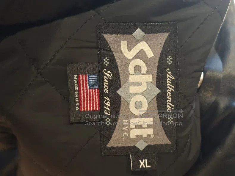 Schott Schott Motorcycle leather coat Size US XL / EU 56 / 4 - 8 Thumbnail