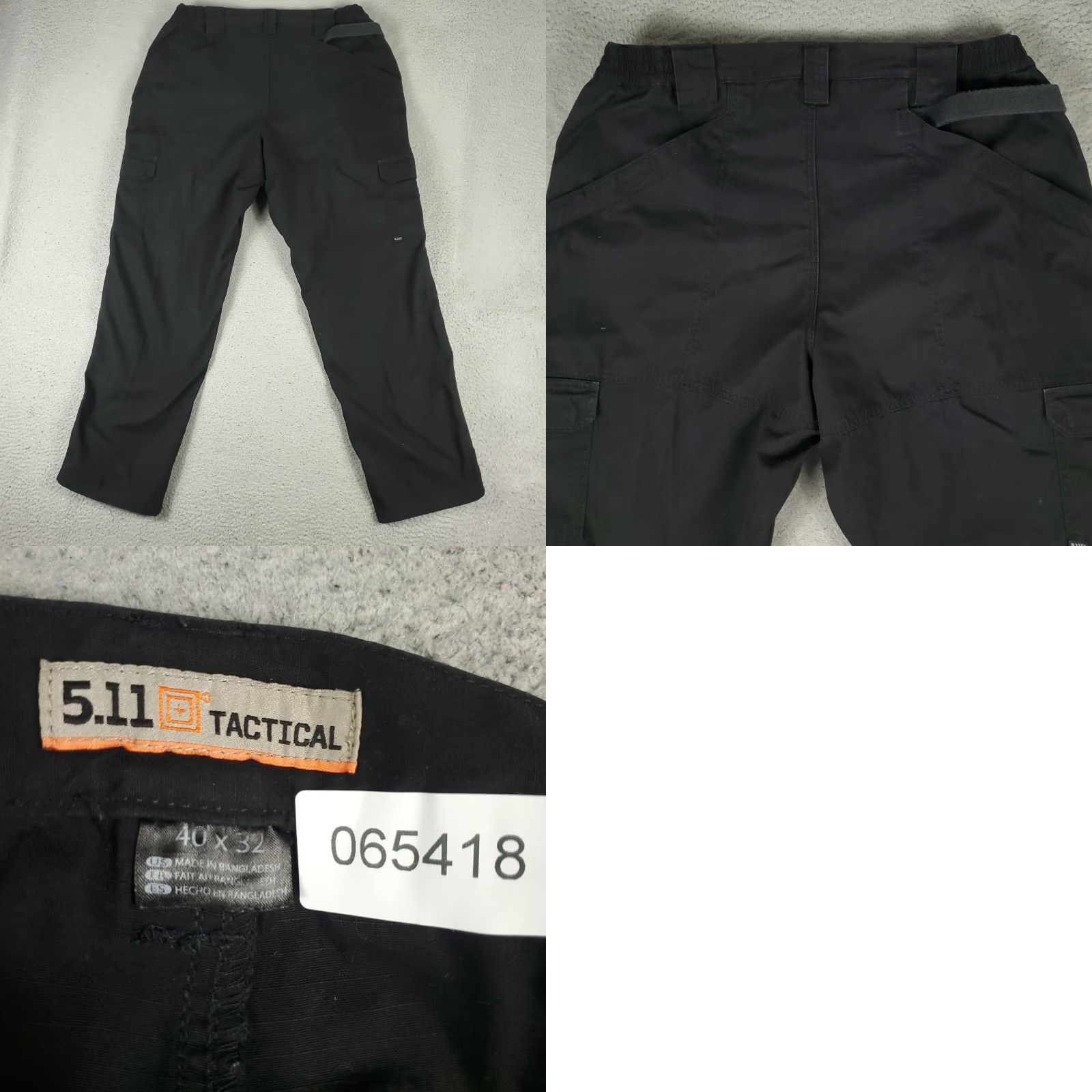 Vintage 5.11 Tactical Pants Cargo Trousers 40x32 Black Outdoors Mens Size US 40 / EU 56 - 8 Thumbnail