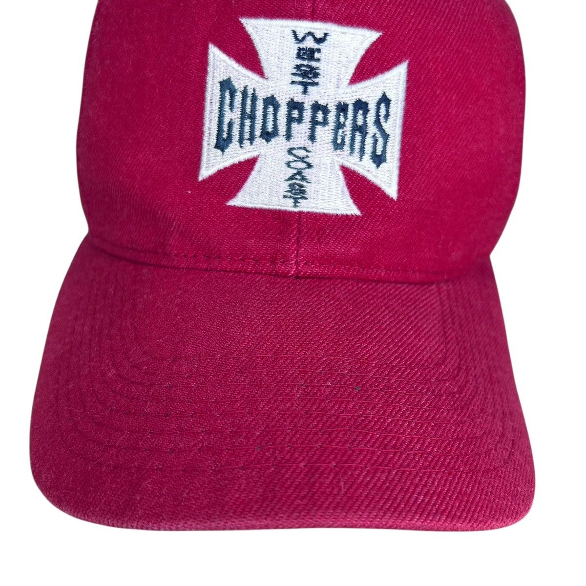 West Coast Choppers Vintage 1990s West Coast Choppers Jesse James Red Snapback Size ONE SIZE - 6 Thumbnail