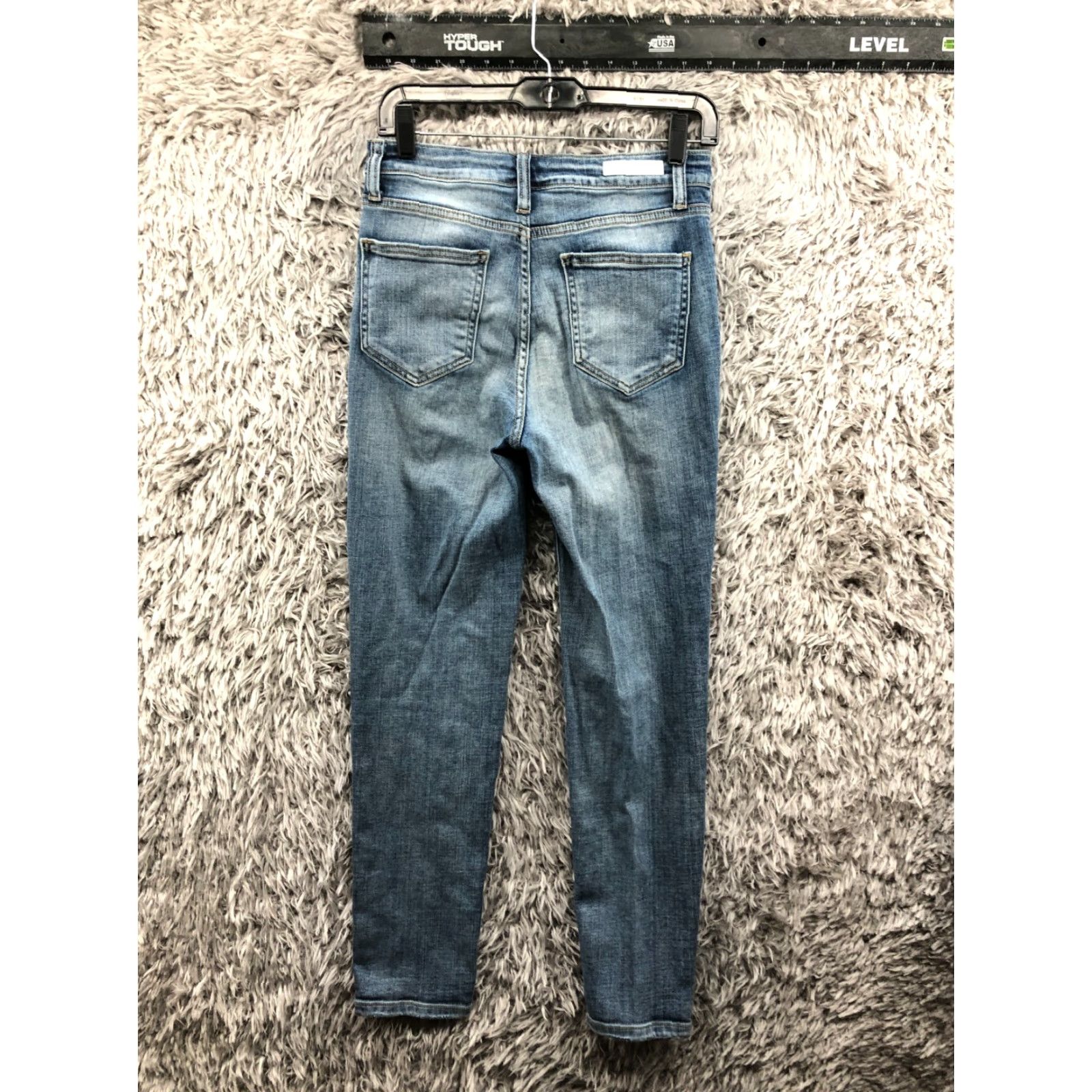 Vintage Cello Jeans High Rise Skinny Juniors Size 7 Medium Wash Blue Size 28" / US 6 / IT 42 - 5 Thumbnail