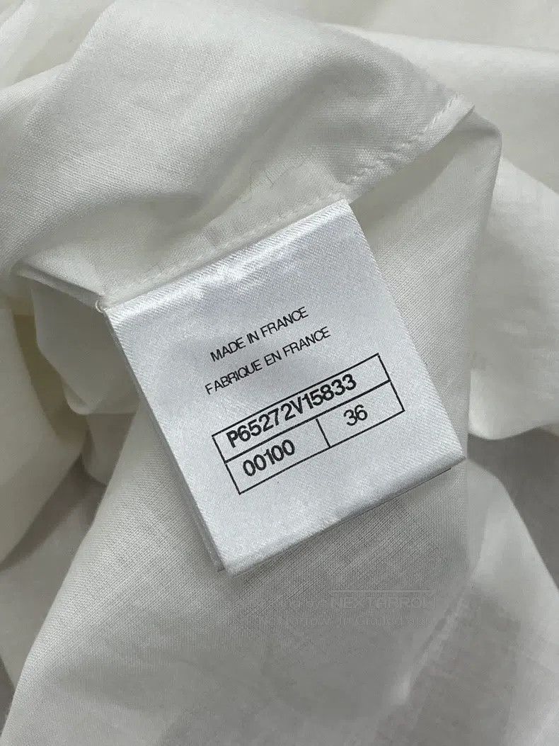Chanel Chanel Equestrian series white ruffled stitched shirt Size XS / US 0-2 / IT 36-38 - 6 Thumbnail