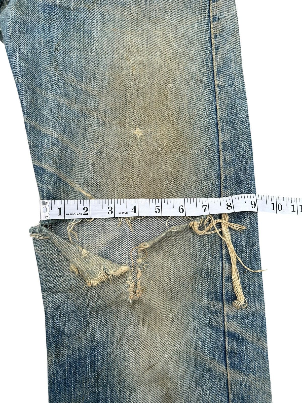 Kapital Thrashed Vintage Levis Big E Selvedge Denim Jeans Size US 29 - 18 Thumbnail