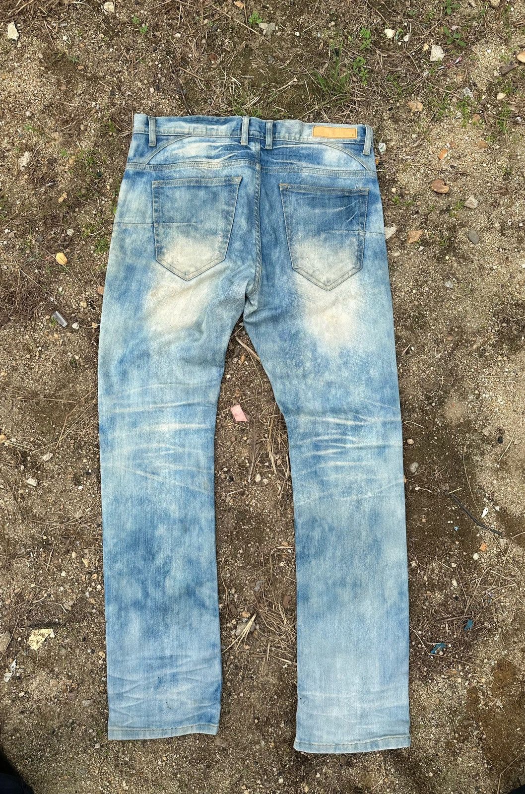 Japanese Brand The digreen.co tye dye stright cut Jeans Size US 33 - 2 Thumbnail