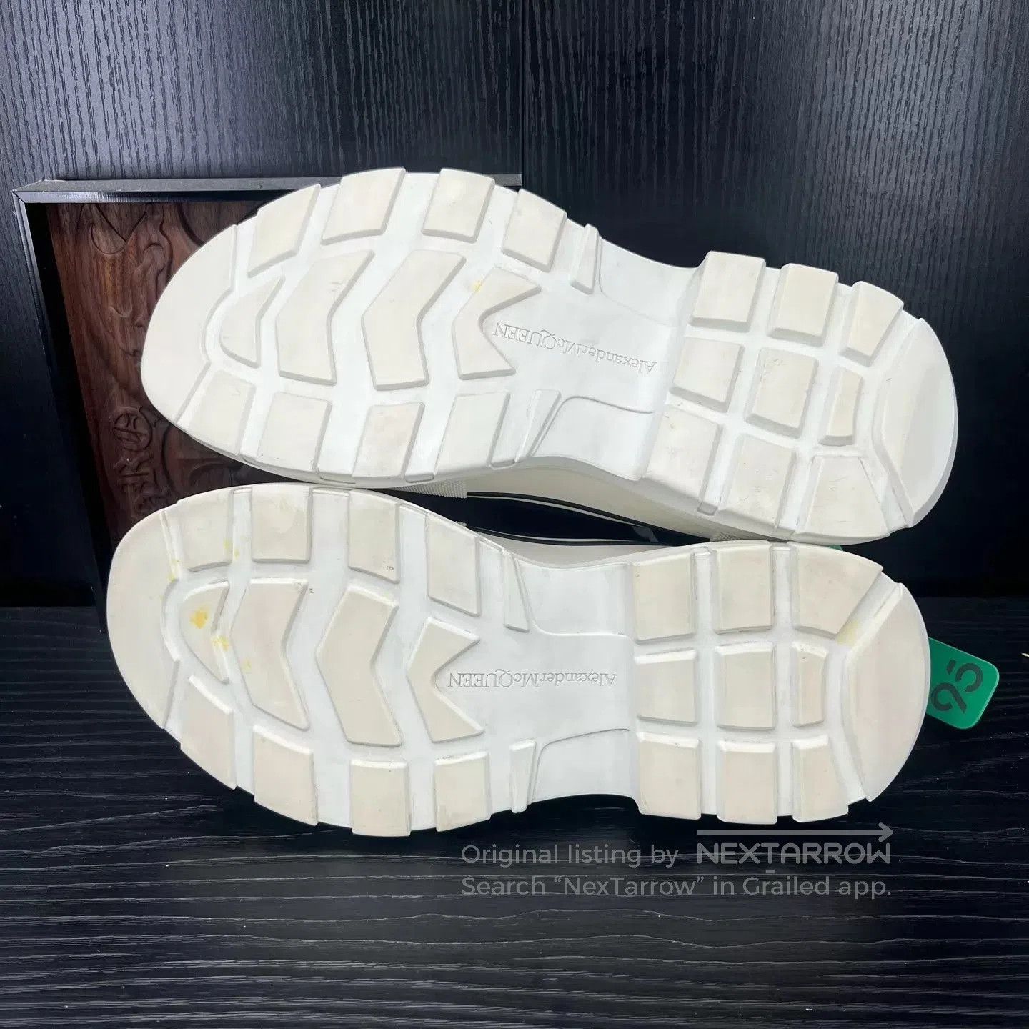 Alexander McQueen Black Low-Top Sneakers Size 9.5. Size US 9.5 / EU 42-43 - 5 Thumbnail