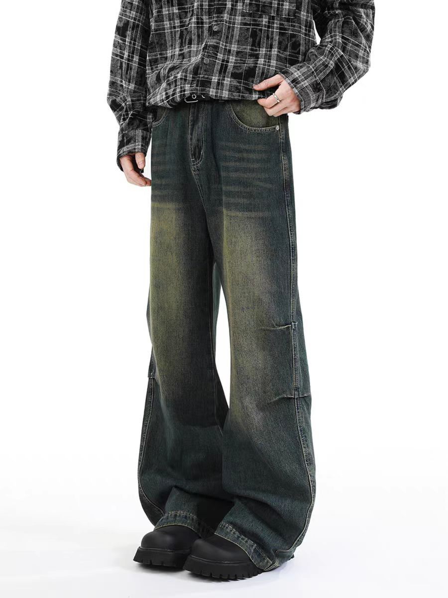 Japanese Brand × Jean Street vintage Y2K baggy wide leg jeans Size US 32 / EU 48 - 3 Thumbnail
