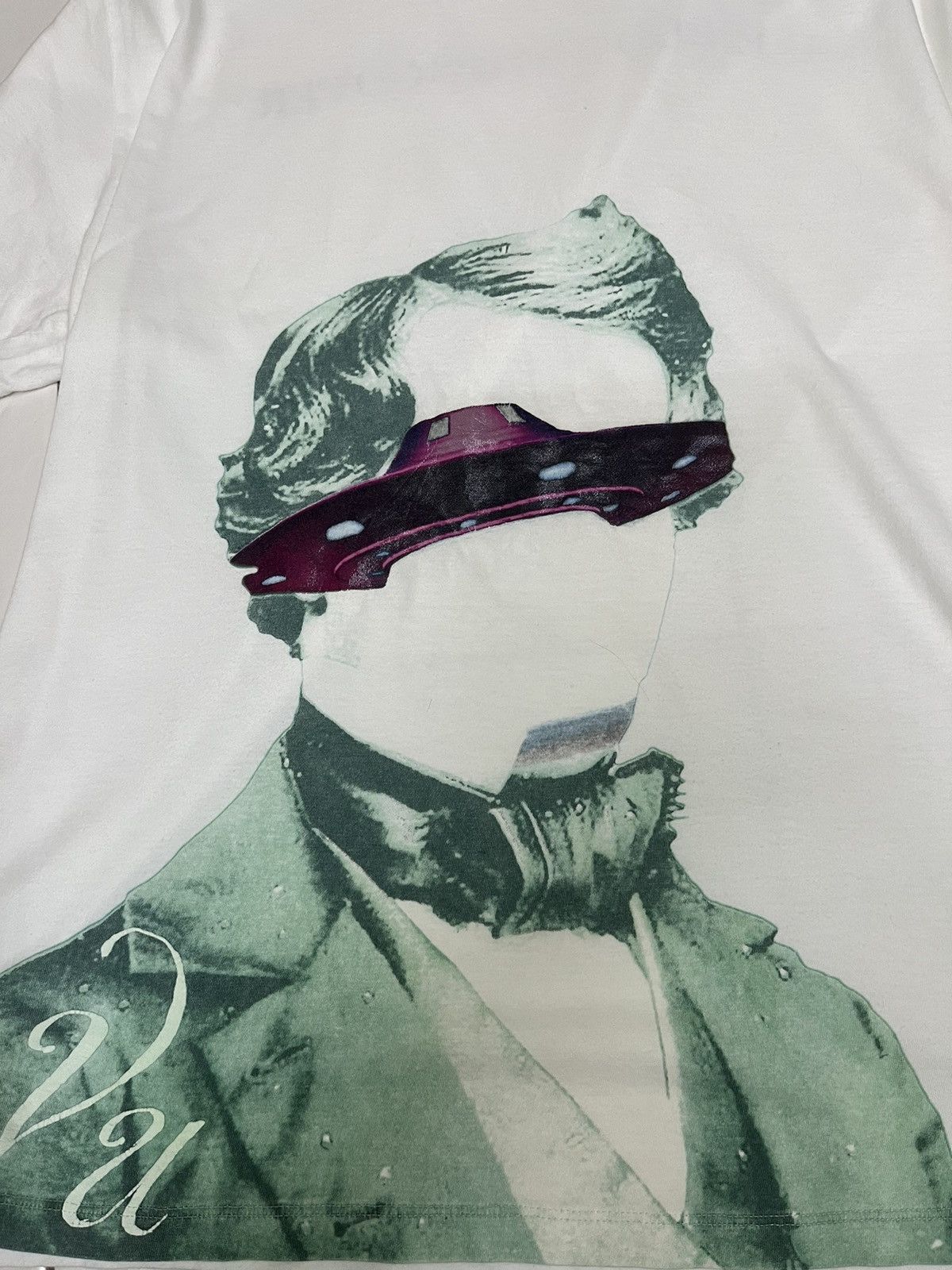 Undercover × Valentino VALENTINO X UNDERCOVER V FACE UFO PRINT TEE Size US L / EU 52-54 / 3 - 3 Thumbnail