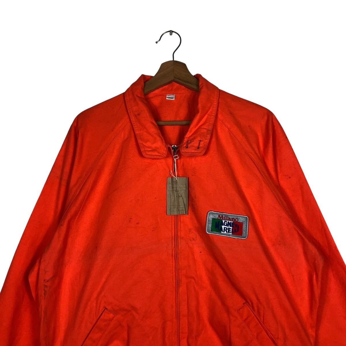 Japanese Brand 🔥VINTAGE BOMBER JACKET MILANO MAGNETI MARELLI BIG LOGO Size US L / EU 52-54 / 3 - 5 Thumbnail