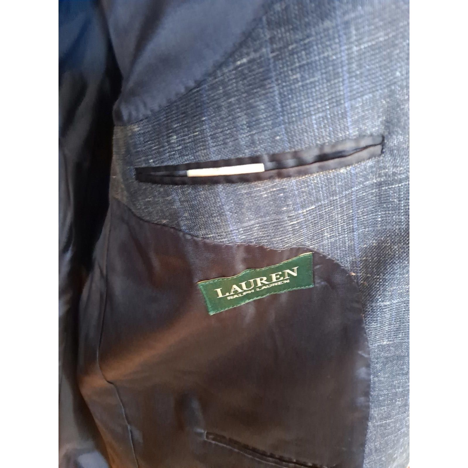 Lauren Ralph Lauren Lauren Ralph Lauren Blue 2 Button Tweed Blazer Size 48R Size 48R - 4 Thumbnail