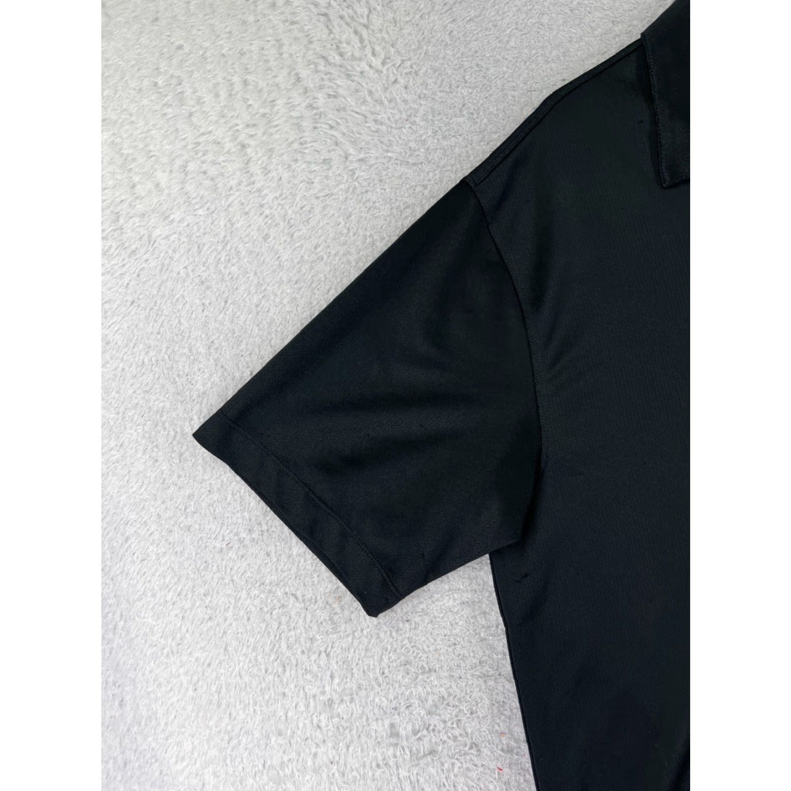 Nike Nike Polo Shirt Adult Large Blue Black Embroidered Golf 100% Polyester Size US L / EU 52-54 / 3 - 3 Thumbnail