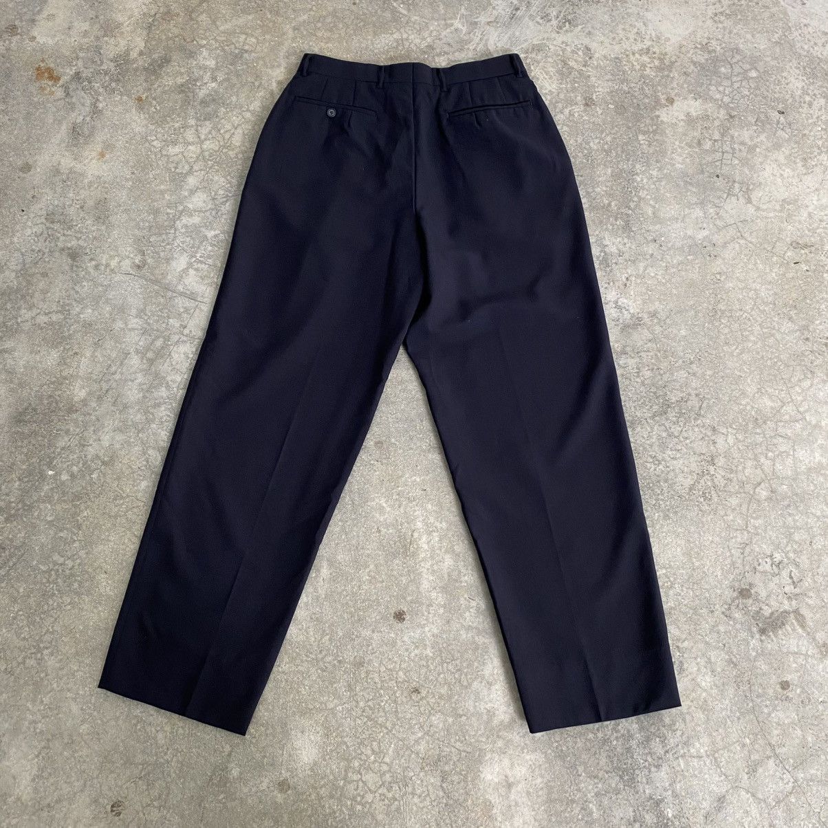 Yohji Yamamoto Archive Yohji Yamamoto Double Pleated Wool Gabardine Pants Size US 30 / EU 46 - 12 Thumbnail