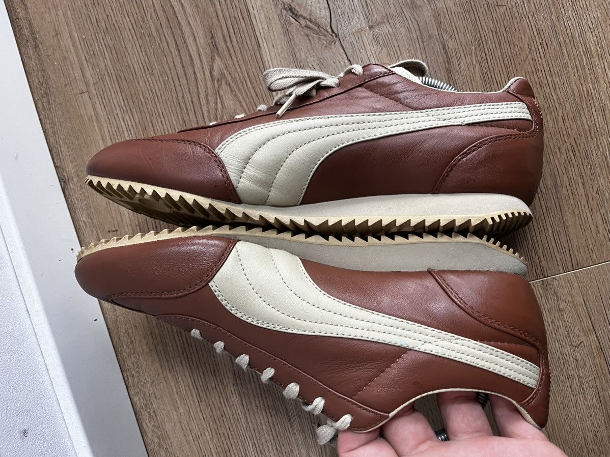 Puma × Vintage Brown beige Puma Tahara 43 leather Size US 10 / EU 43 - 4 Thumbnail