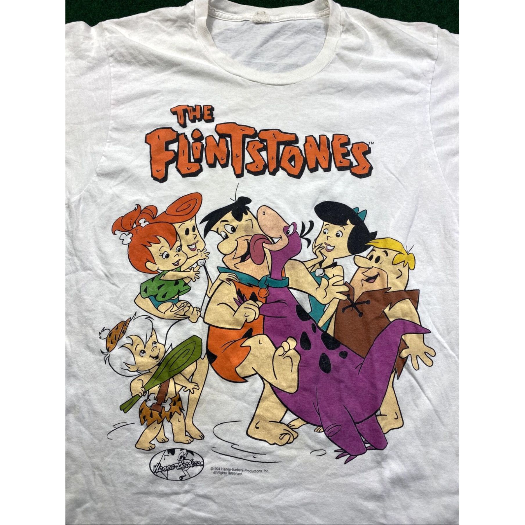 Vintage Vintage 90s Flintstones Character All Over Big Print shirt 1994 Fits Size Medium Size US M / EU 48-50 / 2 - 2 Thumbnail