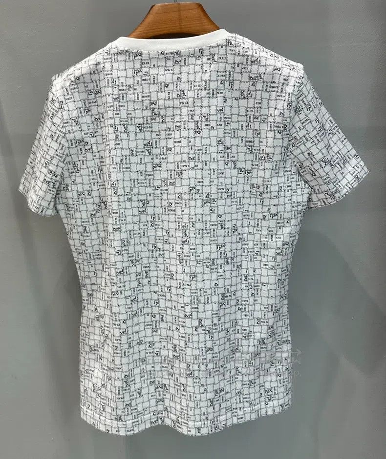 Hermes Hermes Women's carriage detail round-neck short-sleeve T-s Size XS / US 0-2 / IT 36-38 - 2 Thumbnail