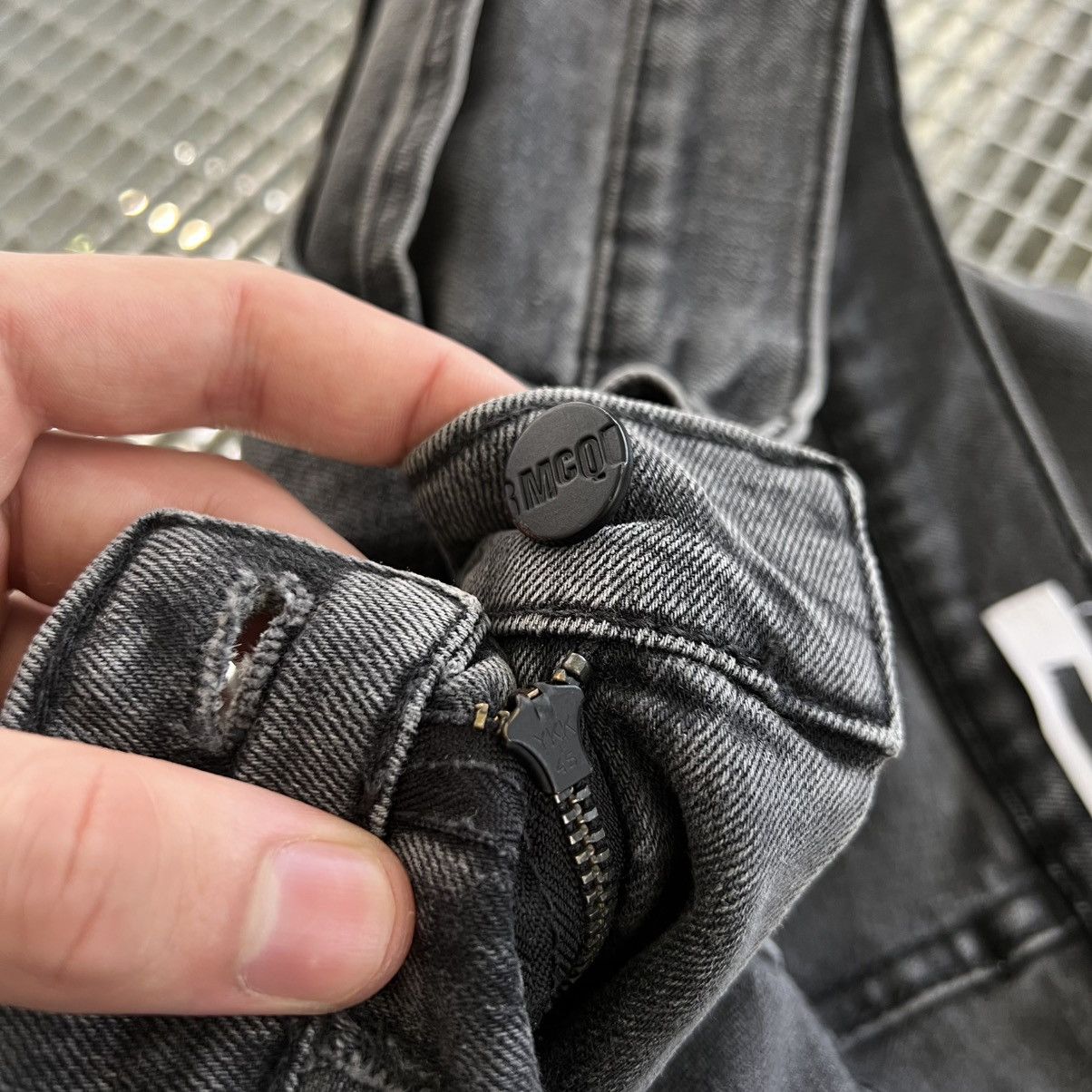 Alexander McQueen Jeans Alexander Mcqueen Vintage, Y2K, Slim Fit, Drip Size US 34 / EU 50 - 9 Thumbnail