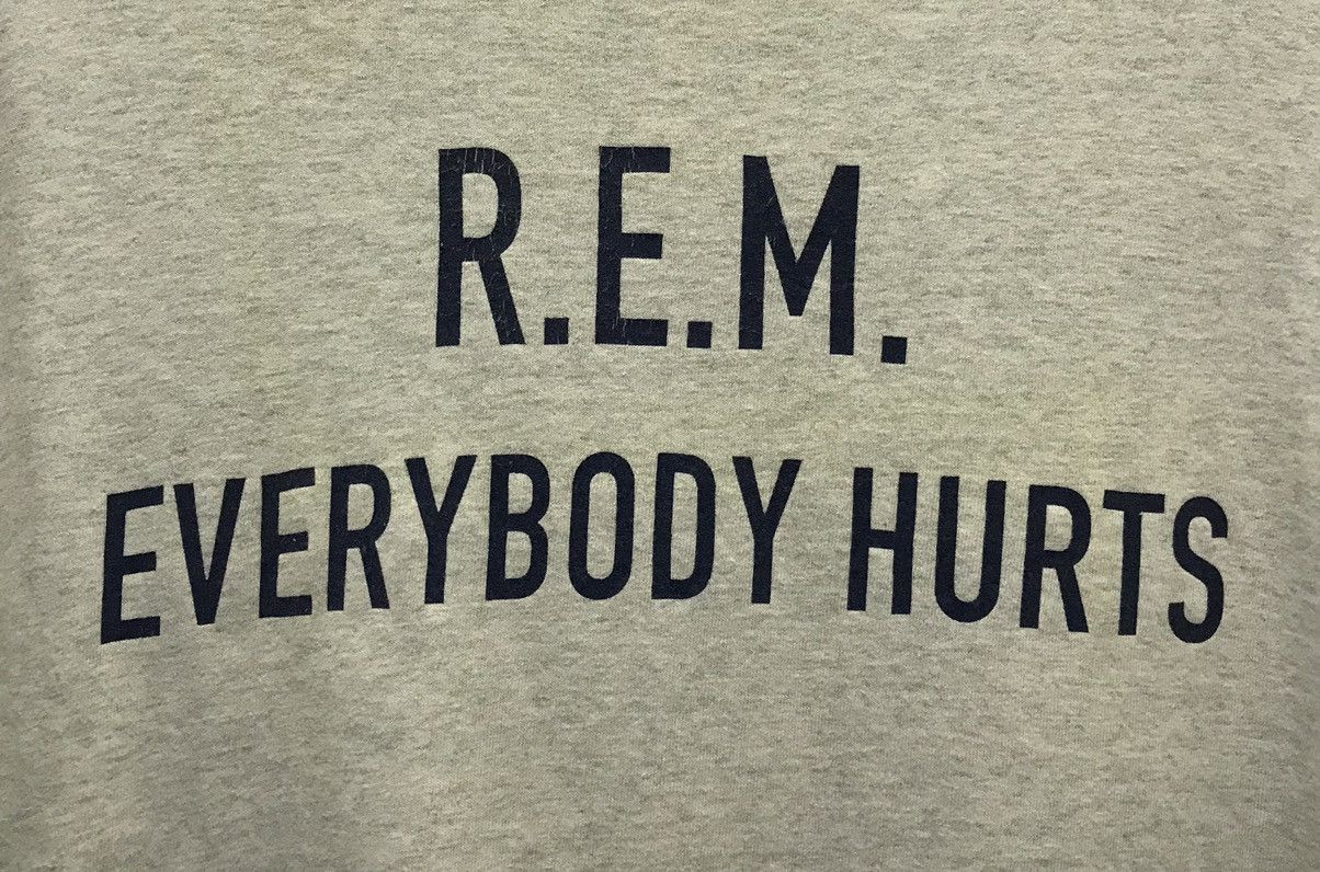 Band Tees × R.E.M. Vintage Fruit Of The Loom R.E.M. Made In Usa Shirt Size US L / EU 52-54 / 3 - 4 Thumbnail